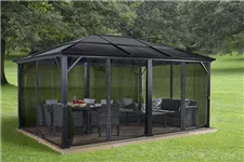 Pavillon Aluminium Meridien 12.16 Anthrazit