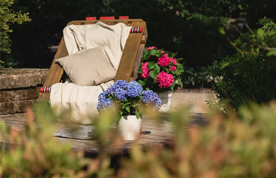 Gartenmöbel gehören auf Terrassen & in Gärten