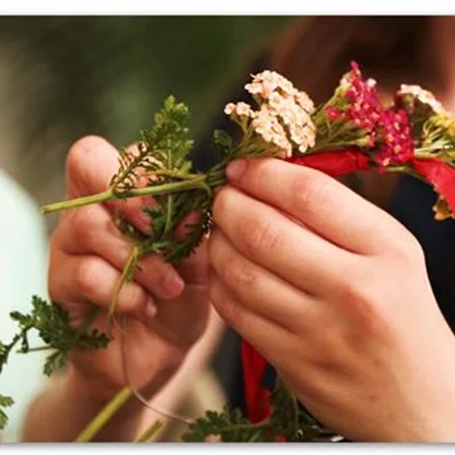 Hübsche Blumenkränze selber basteln