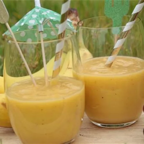 Ein leckerer Bananen-Smoothie