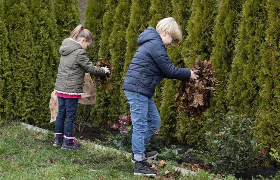 Gartenarbeit – so kann der Schnee kommen