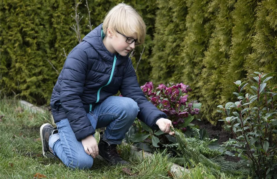 Gartenarbeit – so kann der Schnee kommen