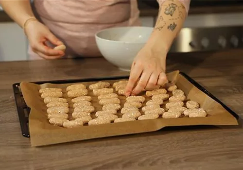 Selbstgemachte Leberwurstkekse für den Hund