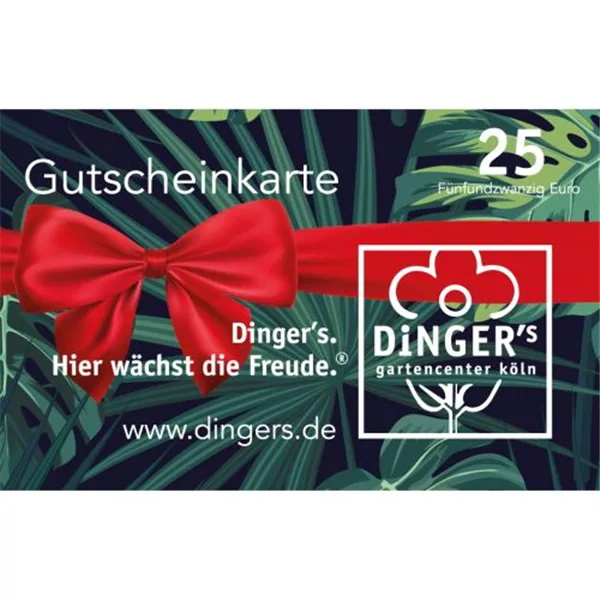 Gutscheinkarte Dinger´s Gartencenter Köln