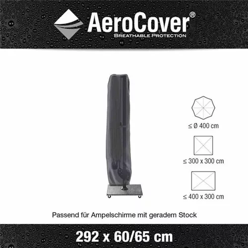 Aerocover Schutzhülle für Ampelschirm H292x60/65 cm