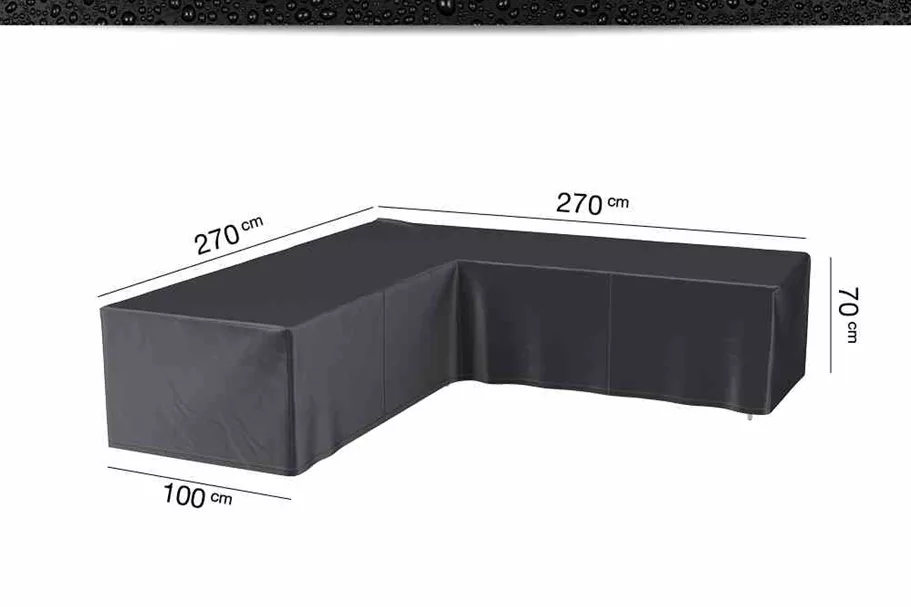 Aerocover Schutzhülle für Eck- Loungeset 270x270x100xH70 cm 444381