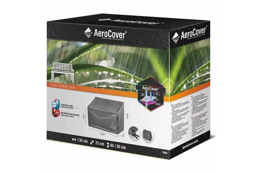 Aerocover Schutzhülle für Gartenbank 130x75xH65/85 cm D71172