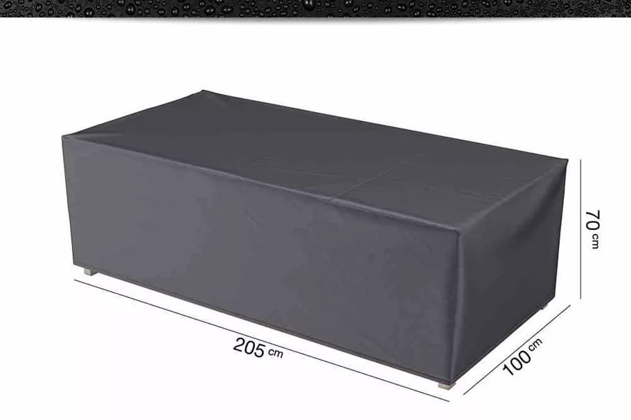 Aerocover Schutzhülle für Loungebank 205x100xH70 cm 444417