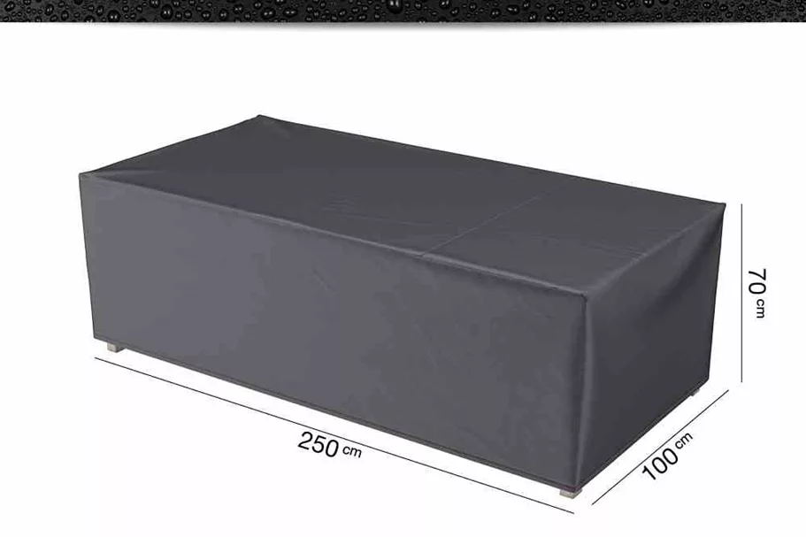 Aerocover Schutzhülle für Loungebank 250x100xH70 cm 444419