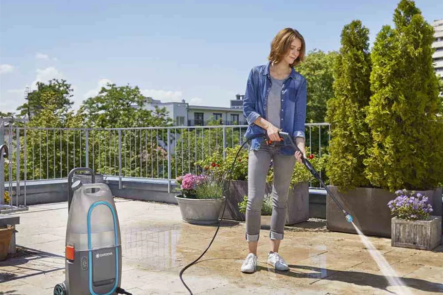 Gardena Akku-Hochdruckreiniger AquaClean Li 40/60 Set H75057