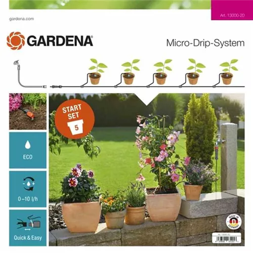 Gardena Bewässerungsset Micro-Drip für 5 Pflanztöpfe Gr. S