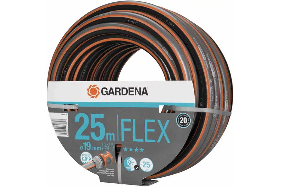 Gardena Gartenschlauch Comfort Flex 20 mm (3/4") 25 m mit PowerGrip bis 25 bar 224877