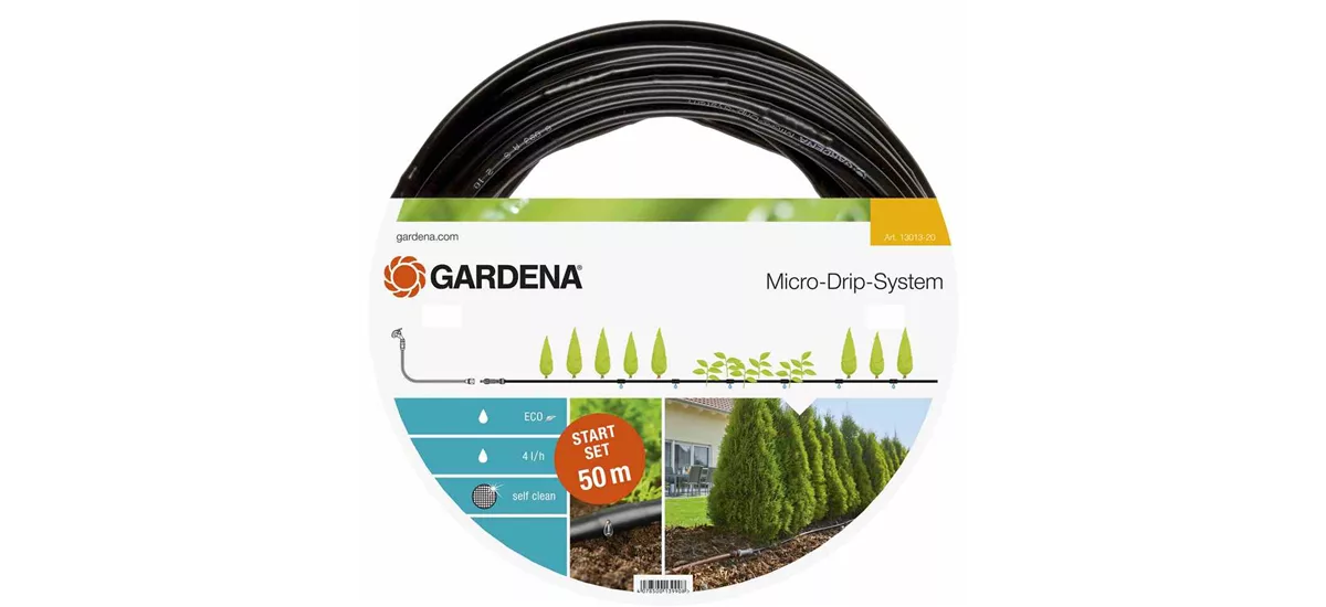 Gardena Micro-Drip-System Start Set Pflanzenreihen L 50 m 437487