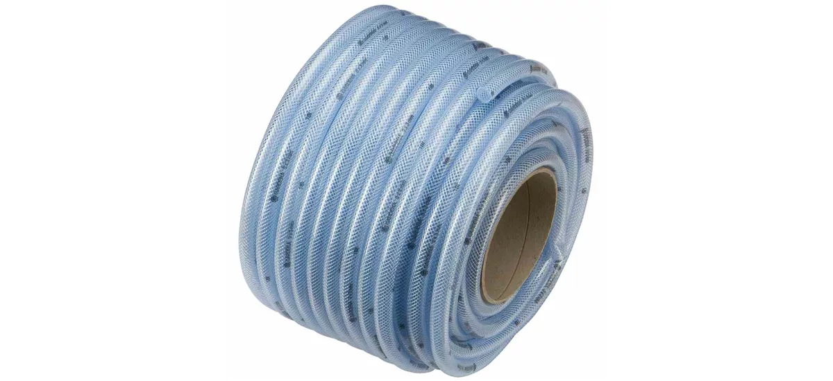 Gardena Schlauch mit Gewebe 6x3 mm 50m Transparent 587980