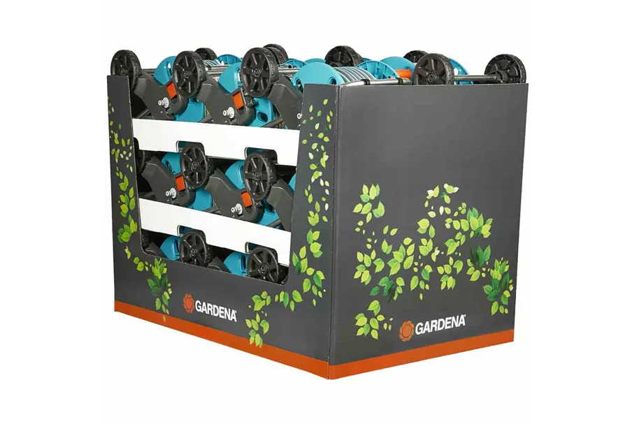 Gardena Schlauchwagen Set Aqua Roll S inkl. 20 m Classic Schlauch Ø 13 mm und An G83574