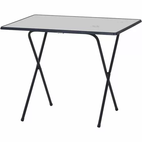 MFG Campingtisch/Scherentisch 60 x 80 cm, weiß/blau