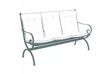 MBM Auflage für Bank Romeo 3 Sitzer 100 cm x 56 cm creme 156161