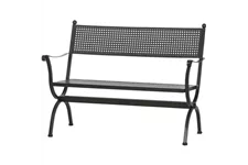 MBM Gartenbank Romeo 2-Sitzer 62 cm x 102 cm x 90 cm marrone Eisen 156125