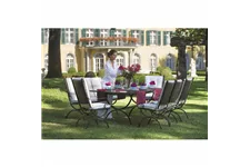 MBM Gartenbank Romeo 3-Sitzer 62 cm x 170 cm x 100 cm marrone Eisen 156129