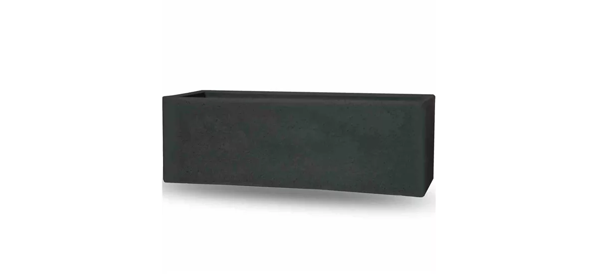 PP-Plastic Cube box 790x290x275mm schwarz-granit betonlook B76764