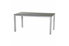 MWH Gartentisch Elements Fiberzement 160x90x74 cm silber-grau 360005