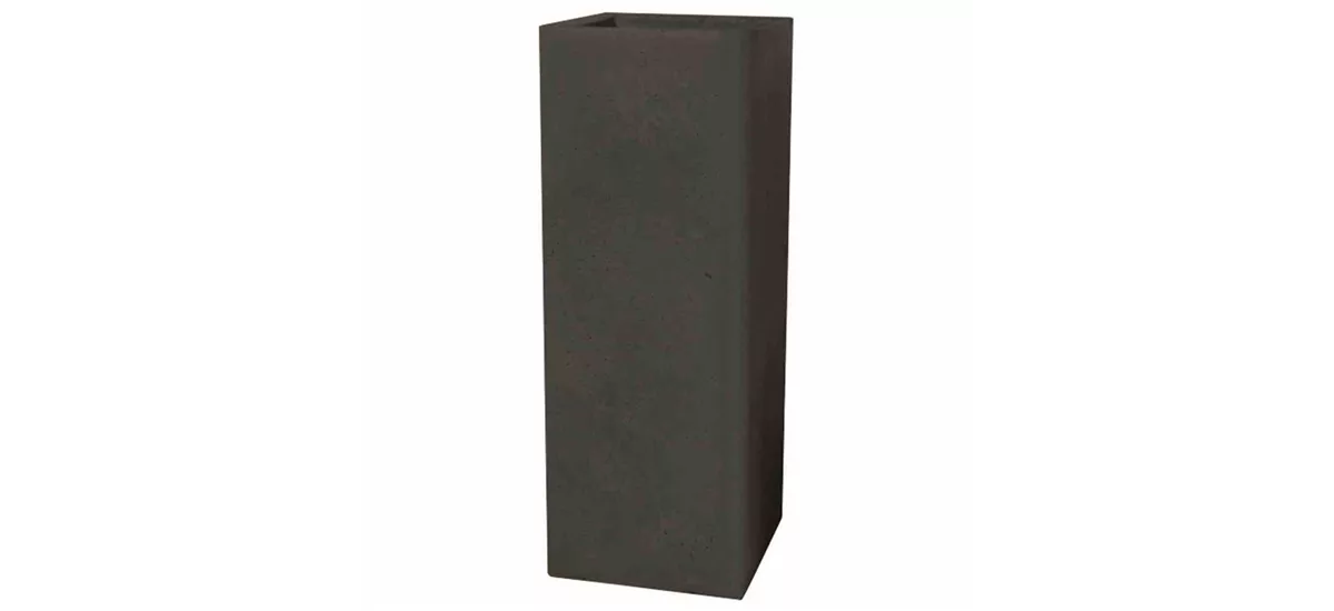 PP-Plastic Cube high 265x265x725mm schwarz-granit betonlook B76761