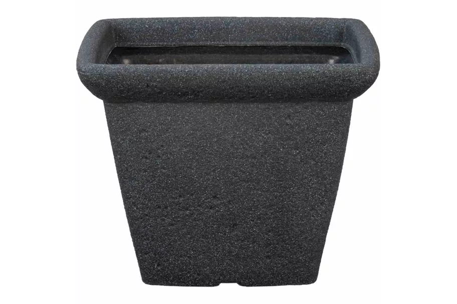 PP-Plastic Gefäß Gardo 34 34x34x27cm schwarz Granit K92345