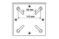 Platinum Adapter für Bodenständer Schwarz 444453