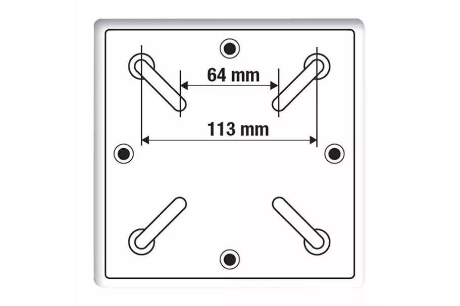 Platinum Adapter für Bodenständer Schwarz 444453