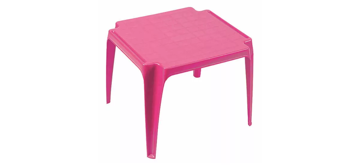 Progarden Kindertisch 50x50x44 pink Kunstoff 436037