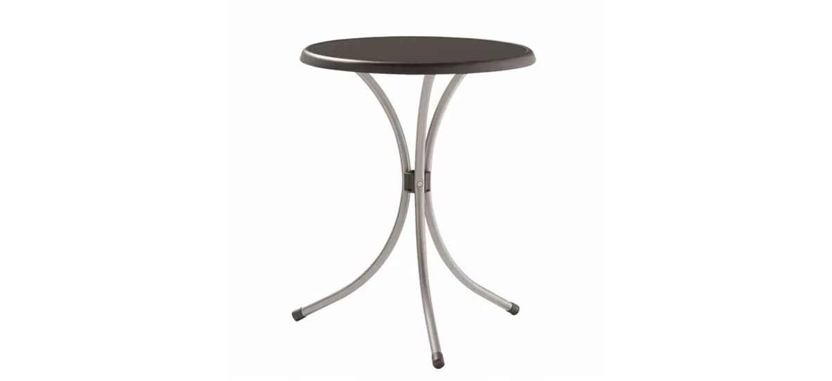 Sieger Bistrotisch Ø60cm graphit / anthrazit Stahl 488016