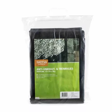 Siena Garden Anti-Unkrautvlies 1,5x10m, 100g schwarz