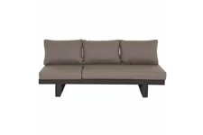 Siena Garden Avenia Loungbank 3-Sitzer anthrazit / taupe Aluminium J04045