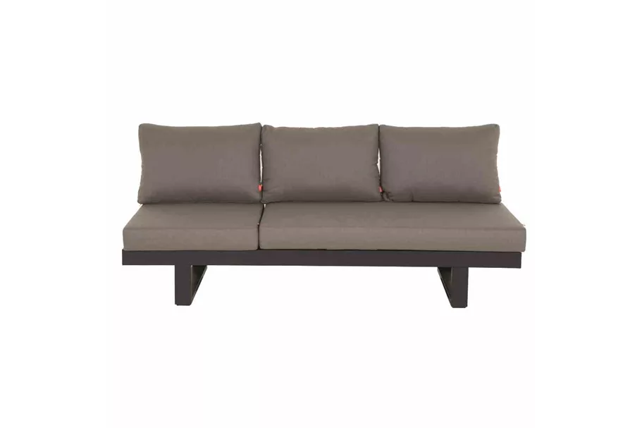 Siena Garden Avenia Loungbank 3-Sitzer anthrazit / taupe Aluminium J04045