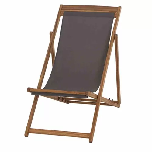 Siena Garden Aviro Beachliege grau Akazie/Polyester 