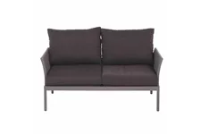 Siena Garden Carim 2er Loungesofa 76,5x142x71,5 cm matt graphit J23096