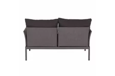 Siena Garden Carim 2er Loungesofa 76,5x142x71,5 cm matt graphit J23096