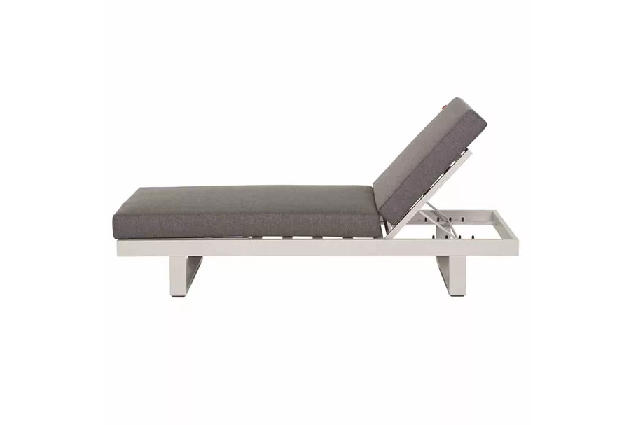 Siena Garden Avenia Loungbank 3-Sitzer weiß / grau Aluminium J04044