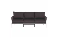 Siena Garden Carim 3er Loungesofa 76,5x205,5x71,5 cm matt graphit J23097