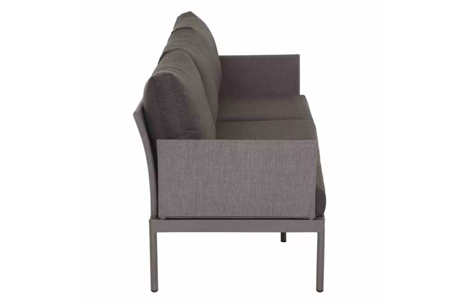 Siena Garden Carim 3er Loungesofa 76,5x205,5x71,5 cm matt graphit J23097