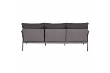 Siena Garden Carim 3er Loungesofa 76,5x205,5x71,5 cm matt graphit J23097