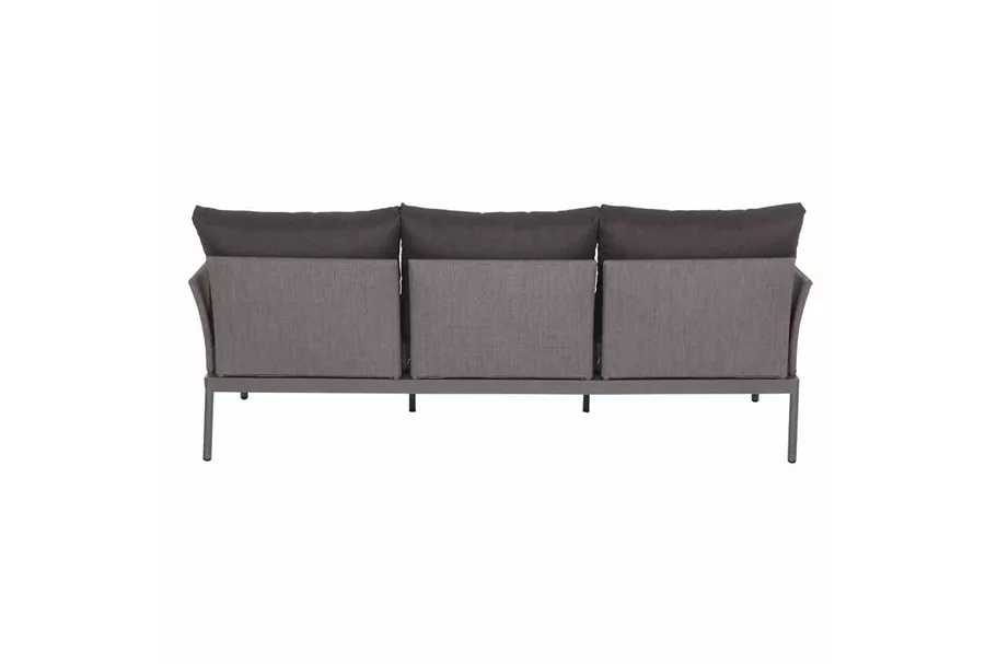 Siena Garden Carim 3er Loungesofa 76,5x205,5x71,5 cm matt graphit J23097