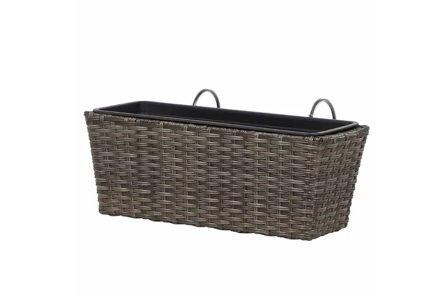 Siena Garden Balkonkasten Vio 50x19x22,5 cm grau 554663