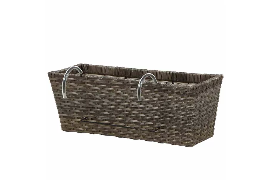 Siena Garden Balkonkasten Vio 50x19x22,5 cm grau 554663