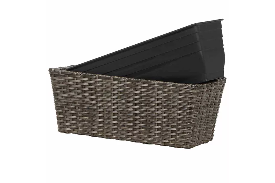 Siena Garden Balkonkasten Vio 50x19x22,5 cm grau 554663