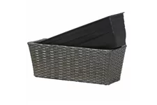 Siena Garden Balkonkasten Vio 50x19x22,5 cm titan 789578