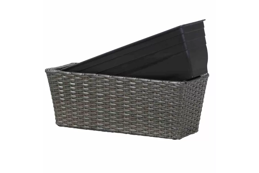 Siena Garden Balkonkasten Vio 50x19x22,5 cm titan 789578