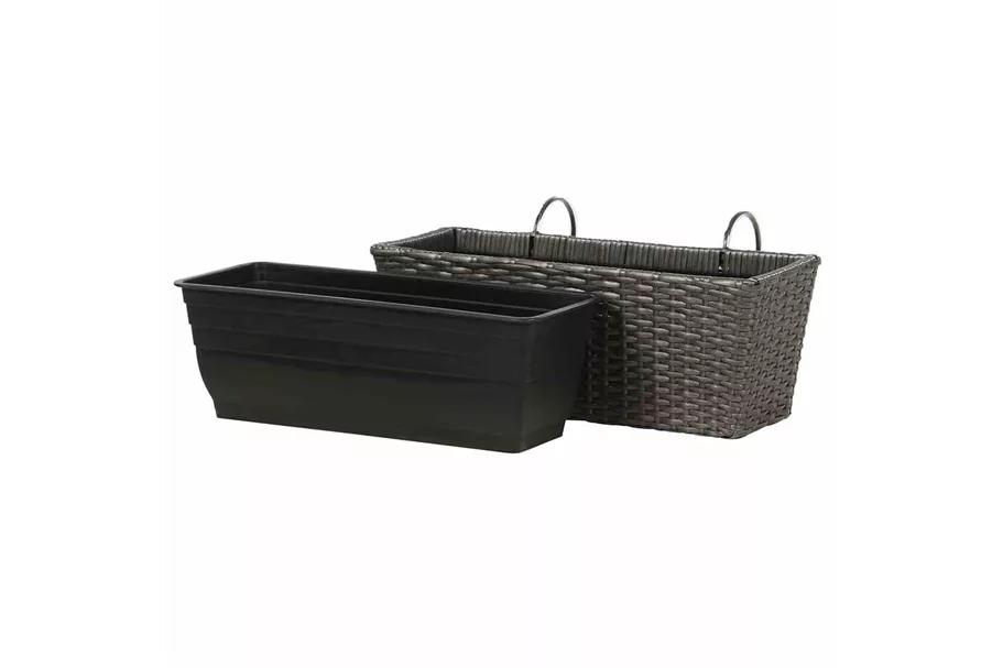 Siena Garden Balkonkasten Vio 50x19x22,5 cm titan 789578