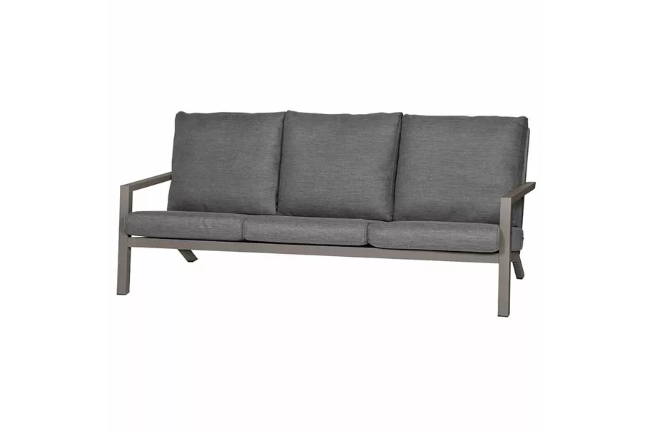 Siena Garden Belia 3-Sitzersofa 91x210x81 cm Aluminium C31023