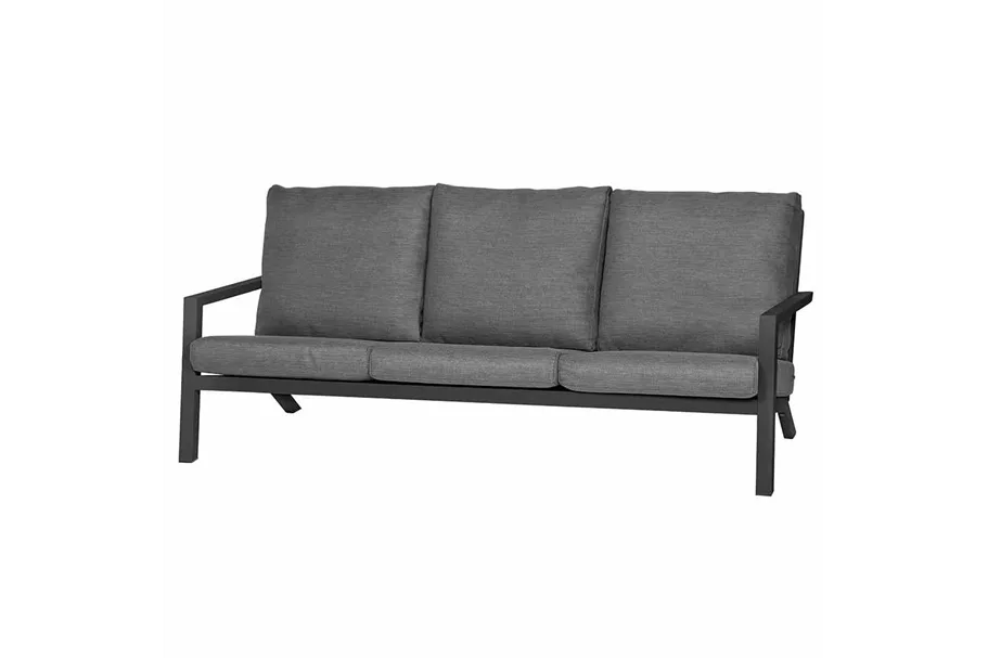 Siena Garden Belia 3-Sitzersofa Aluminium inklusive Kissen C31015